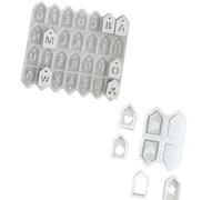 Lot de 2 moules en silicone pour maison - En résine - Pour le développement de bijoux - Convient pour la décoration de la maison