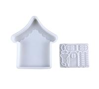 Lot de 2 moules en silicone robustes pour créer des maisons de lapins et des supports adaptés à divers matériaux pour un usage quotidien Moules réutilisables