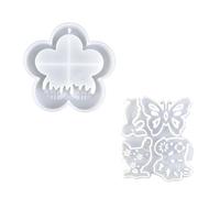 Lot de 2 moules en silicone robustes pour nichoir et support réutilisables pour les amateurs d'artisanat