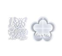 Lot de 2 moules en silicone robustes pour nichoir et support réutilisables pour les amateurs d'artisanat