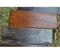 Lot de 2 moules façon planche de bois pour coulage du béton #S05