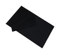 Lot de 2 moules flexibles en silicone pour cire d'abeille pour la fabrication de fonds de teint (44 x 27 cm, noir)