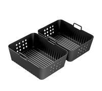 Lot De 2 Moules For Friteuse À Air, Compatible Avec Ninja, Double Pile XL Sans Huile SL400EU, Accessoires De Moule En Silicone, Outils De Cuisine For Friteuse À Air