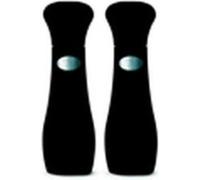 Lot de 2 moulins à poivre et sel 19 cm noirs Weber Style Noir