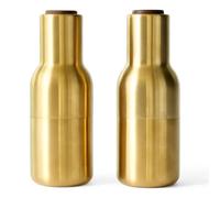 Lot de 2 moulins à sel et à poivre Menu Bottle Grinde Gold