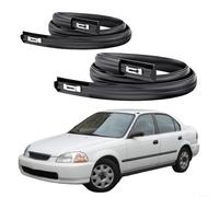 Lot de 2 moulures de toit pour Honda Civic 4D 1996-2000, remplacement des garnitures latérales gauche et droite, OEM 74316-S04-003 74306-S04-003, caoutchouc noir