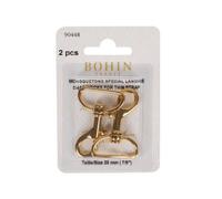 Lot De 2 Mousquetons Spécial Lanière - Bohin Or