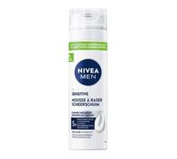 Lot de 2 Mousse à raser Visage Homme Peau Sensible 0% alcool NIVEA MEN 200ml