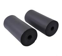 Lot de 2 mousses de rechange pour jambes et machines de musculation compatibles avec les tubes de diamètre 20 à 22 mm, pour salle de sport et usage domestique (140 mm)