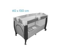 Lot de 2 moustiquaires universelles pour lit bébé 60 x 120 cm - Blanc transparent - Monsieur Bébé Blanc