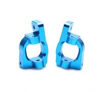 Lot de 2 moyeux C en métal pour voiture télécommandée WLtoys 144001 à l'échelle 1:14, pièces de direction améliorées en bleu ou rouge, 3 cm, pour modèles de voitures télécommandées (bleu)