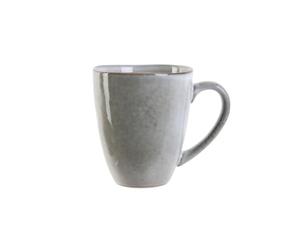 Lot de 2 mugs en céramique AU GRÉ DU TEMPS - 300 ml - Gris