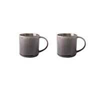 Lot de 2 mugs marron - "Cappuccino" Laguiole Cuisson