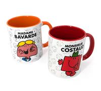 Lot de 2 Mugs Madame Monsieur Madame modèle Bavarde et Costaud