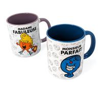 Lot de 2 Mugs Madame Monsieur Madame modèle Fabuleuse et Parfait