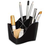 Lot de 2 Multipots ISIS 340 4 compartiments de coloris noir G