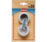 Lot de 2 naissances - D: 28 mm - blanc