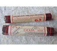 Lot de 2 - Neige Lion & Goja - Encens médicinal népalais/tibétain 6 arômes Collection