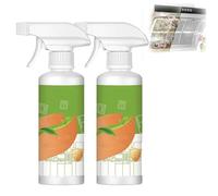 Lot de 2 nettoyants de cuisine à ions électrolysés, spray nettoyant multi-usages, dégraissant pour four, plaque de cuisson, hotte et plans de travail, nettoyant pour taches d'huile lourde