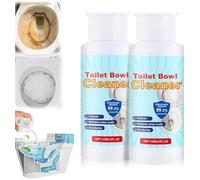 Lot de 2 nettoyants en mousse pour cuvette de toilettes, poudre moussante puissante, agent de dragage de tuyaux, nettoyant en mousse pour cuvette de toilette, nettoyage de salle de bain