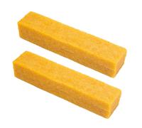 Lot De 2 Nettoyeurs À Bandes Abrasives, Bloc De Nettoyage En Caoutchouc, Papier De Verre Nettoyant-Bâton, 200 X 40 X 40 Mm En Caoutchouc Naturel Bloc Pour Nettoyage Ruban Abrasif