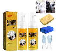Lot de 2 nettoyeurs de mousse multi-usages, nettoyeurs de mousse multi-usages, en spray, tout usage, très résistant, pour voiture, cuisine, salle de bain