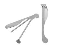 Lot de 2 nettoyeurs de pipe à tabac 3 en 1 en acier inoxydable multifonction pour nettoyage du tabac