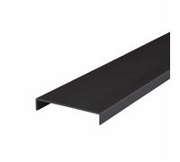 Lot de 2 - Nez de cloison noir 130cm x 74mm