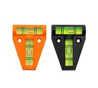 Lot de 2 niveaux à bulle en T, mini niveau à bulle, niveau en T, pyramide, incassable, étanche, robuste, petit niveau à bulle incassable