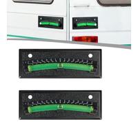 Lot de 2 niveaux à bulle pour camping-car, remorque et camion - Indicateur d'angle d'inclinaison multidirectionnel, construction en plastique dur résistant aux intempéries