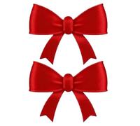 Lot de 2 nœuds décoratifs en silicone pour casque d'écoute, accessoire mignon réutilisable, pour femmes et serpentins