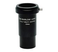 Lot de 2 objectifs Barlow 1,25 - Objectif Barlow pour télescope - Oculaire de 1,25" - Objectif Barlow 5X - Connexion multi-couches - Filtre lune en métal pour planétaire