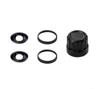 Lot de 2 objectifs interchangeables pour appareil photo Insta360 X5, avec verre optique, 2 objectifs grand angle amovibles avec anneau en alliage d'aluminium et outil de retrait pour photographie