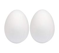 Lot de 2 Oeufs Géant en polystyrène 30 cm, séparable, Styropor sécable, pâques