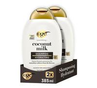 Lot De 2 Ogx Shampooing Nourrissant Lait De Coco, 385ml ¿ Soin Capillaire Hydratant Pour Cheveux Secs