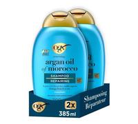 Lot De 2 Ogx Shampooing Réparateur Huile D'argan Du Maroc, 385ml ¿ Soin Capillaire Pour Cheveux Secs Et Abîmés