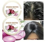 Lot De 2 Oignon Shampooing Savon, 60g Onion Biotin Shampoo Bar, Nourrissants Purifiants Oignon Biotine Shampooings Savon Pour Pousse Cheveux, Convient Aux Femmes Hommes Et À Types