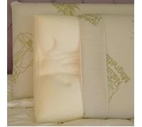 Lot de 2 Oreillers 40x60 cm Mémoire de Forme Déhoussable par Zip