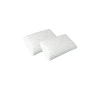 - Lot de 2 oreillers 40x60 cm SERENITE - Mousse avec Mémoire de forme