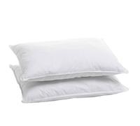 Bleu Calin Lot de 2 Oreillers Mémoire de Forme Mixte - Confort sur Mesure Zip pour régler l'épaisseur - Barrettes de Mousse - 50x70cm