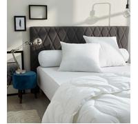 Lot de 2 oreillers 60 x 60 cm Blanrêve Gamme ""Confort"" traité Anti Acarien Soft & care