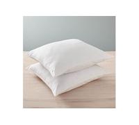 Lot de 2 oreillers 60 x 60 cm Blanrêve Gamme Polycoton Confort traité Anti Acarien Soft & care