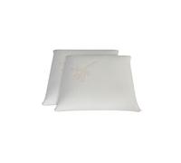 - Lot de 2 oreillers 60x60 cm BAMBOO - Mousse avec mémoire de forme
