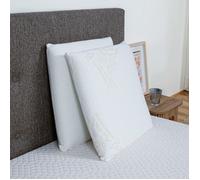 Lot de 2 oreillers Bamboo 60x60 cm Mémoire de forme