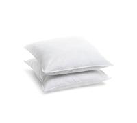 Lot de 2 Oreillers Confort Ferme 65x65 cm- Enveloppe 100% percale de coton - BLEU CALIN