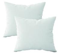 Lot de 2 oreillers, coussins de garnissage - 50 x 50 cm - Blanc - Vivezen