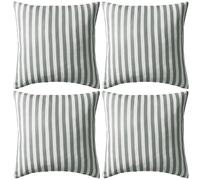 Lot de 2 Oreillers d'Extérieur Cousins Décoration Terrasse Balcon Gris vidaXL