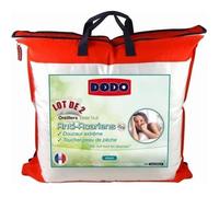 DODO Oreillers Belle Nuit Anti-acariens 60 x 60 cm Lot de 2 Blanc