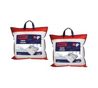 DODO Lot de 2 oreillers mémoire de Forme Effet fraicheur - 60x 60 cm - Fresh