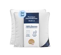 Lot de 2 oreillers en duvet 3 chambres - 80x80 40x80 45x70